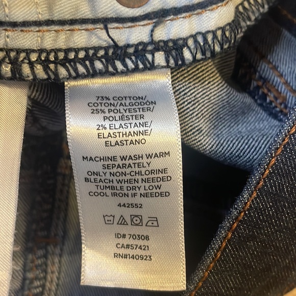 LOFT Dark Wash Modern Skinny Jeans Size 28/6 - Picture 7 of 7